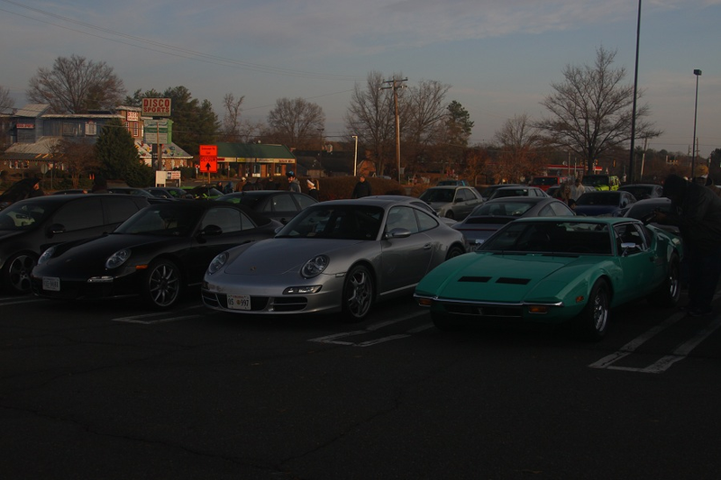 Two 997s and a Pantera. The Pantera was lower than I expected.